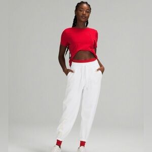 Lululemon Team Canada Relaxed Fleece High Rise Joggers size 4